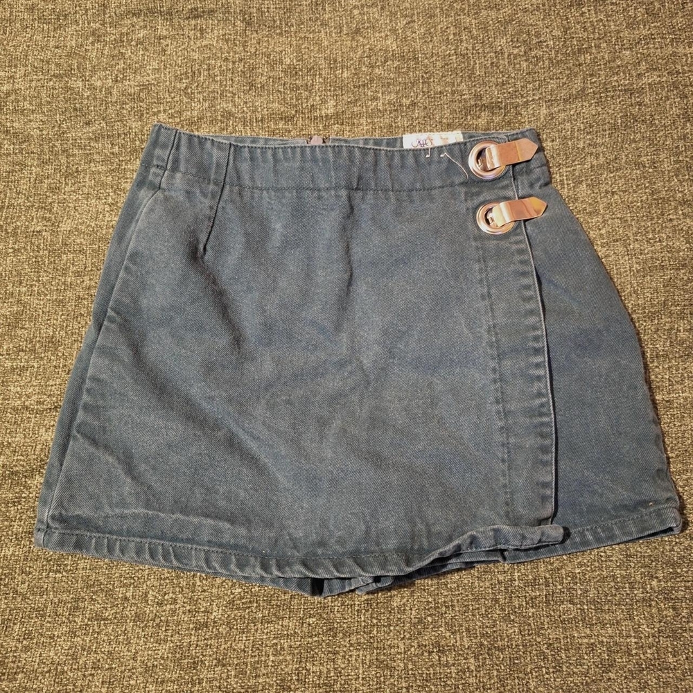 Vintage Green Skort With Claps